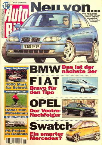 Deckblatt Auto Bild (21/1995)